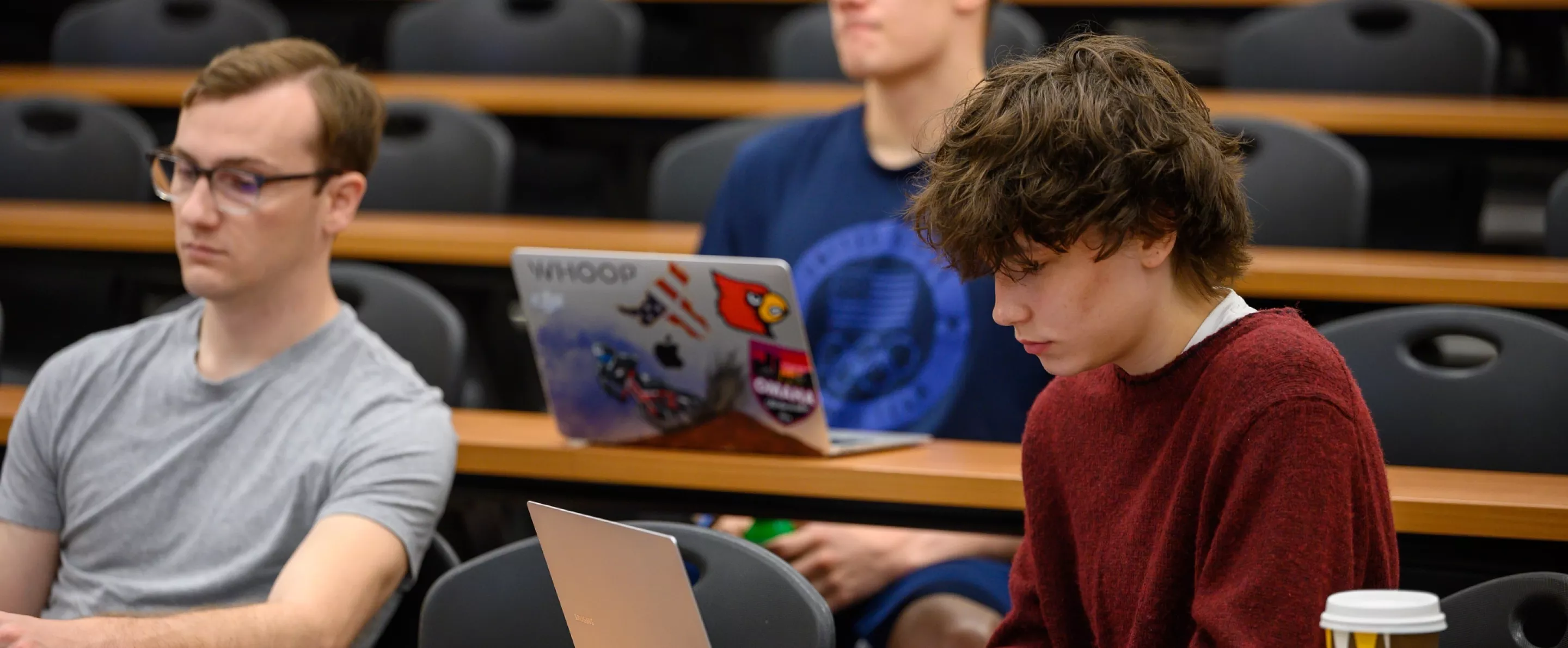 Introduction to Communication class held in Strickler Hall.