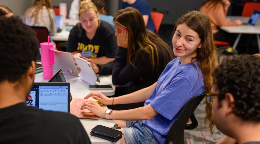 Children's Literature class held at the Porter Building.